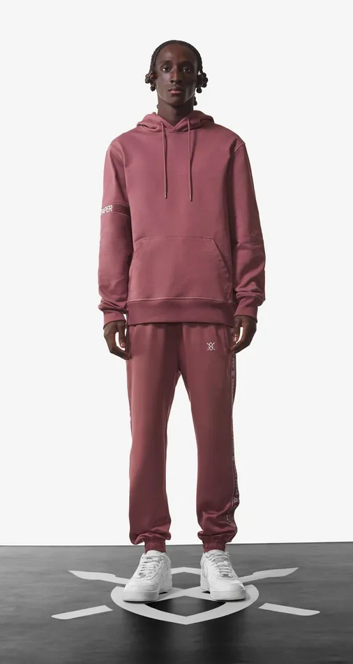 Men Rose Brown Tonal Captain Hoody Daily Paper Hoodies and Sweaters Men Rose Brown Tonal Captain Hoody Daily Paper Hoodies and Sweaters