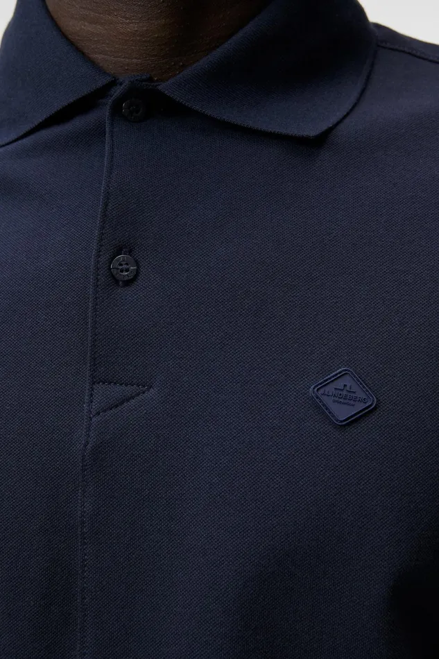 Men Rubi Slim Polo Shirt JL Navy JLindeberg Polo Shirts