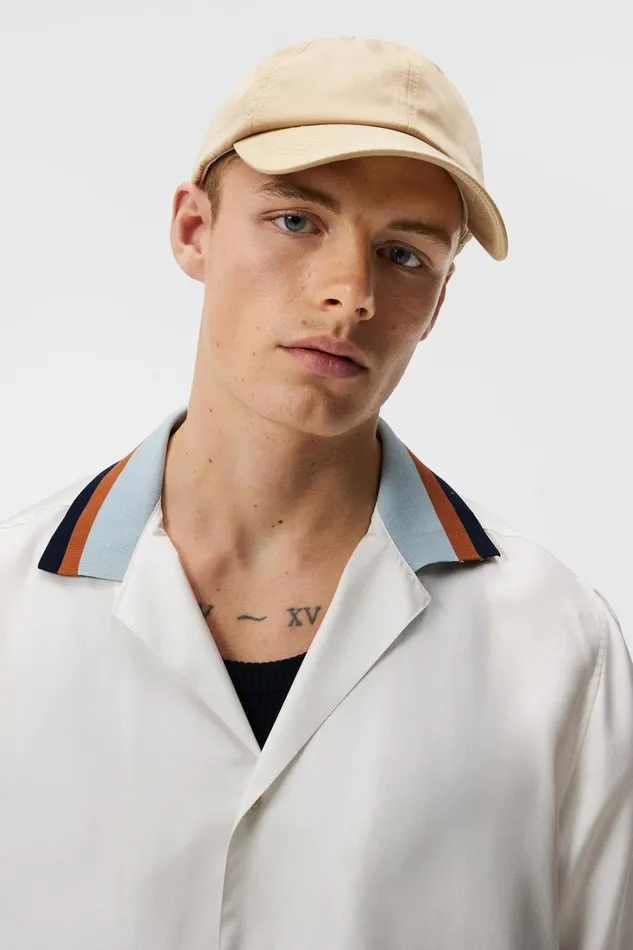 Men Skala Silk Ribcollar Reg Shirt White JLindeberg Shirts Men Skala Silk Ribcollar Reg Shirt White JLindeberg Shirts