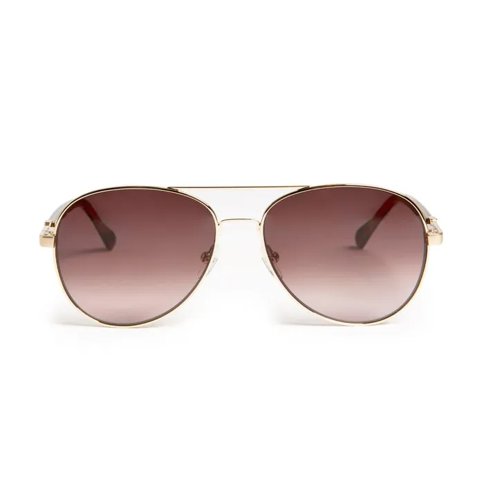 Men Sunglasses Bruno Magli Costa Aviator Sunglasses 8211 Gold Tortoise