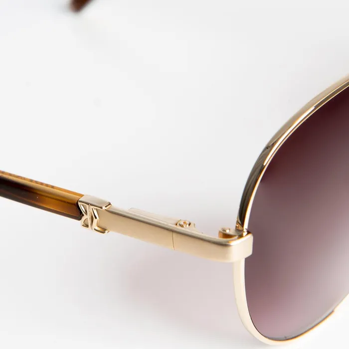 Men Sunglasses Bruno Magli Costa Aviator Sunglasses 8211 Gold Tortoise