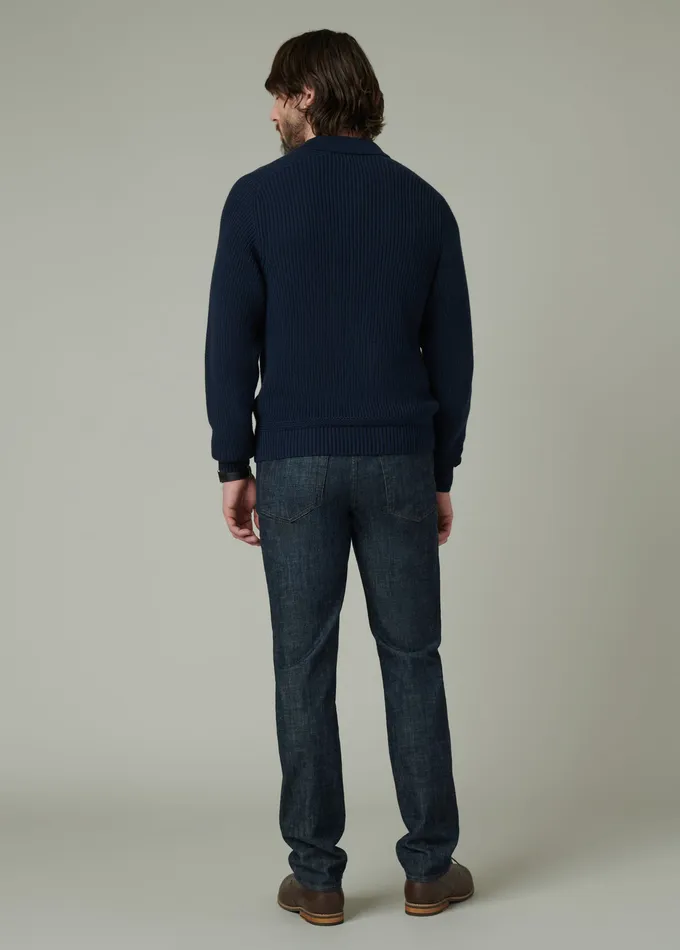 Men Sweaters Hoodies Joe8217s Jeans RUBEN POLO SWEATER Midnight Navy