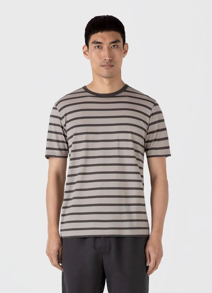 Men Tshirts ussunspel Classic Tshirt Ash GreyCharcoal