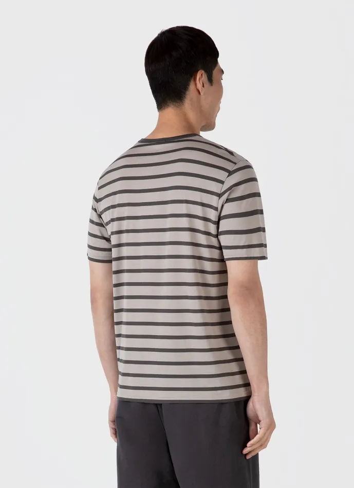 Men Tshirts ussunspel Classic Tshirt Ash GreyCharcoal