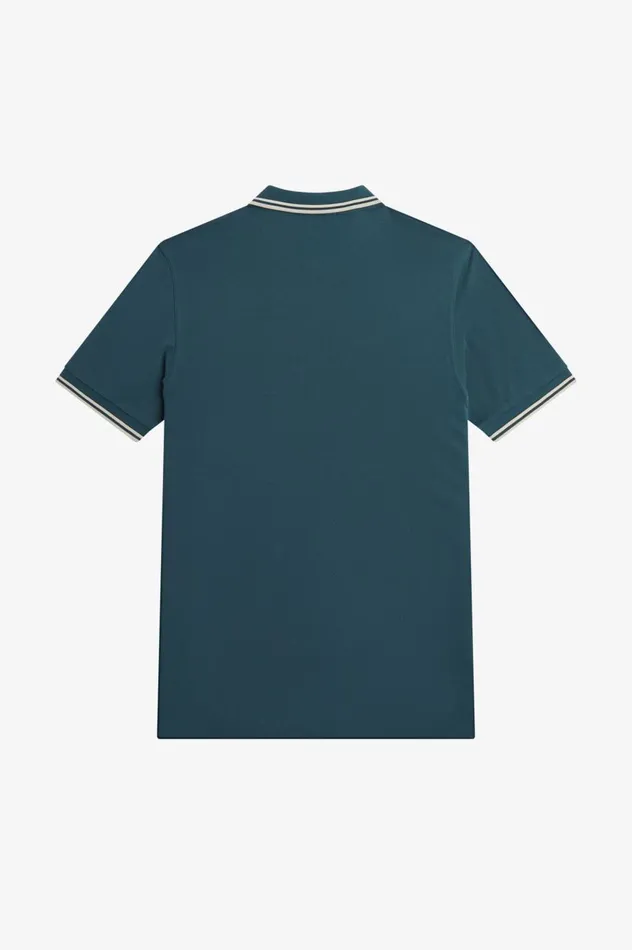 Men The ShirtM3600 Petrol Bluelight Oyster Fred Perry The Fred Perry Shirt