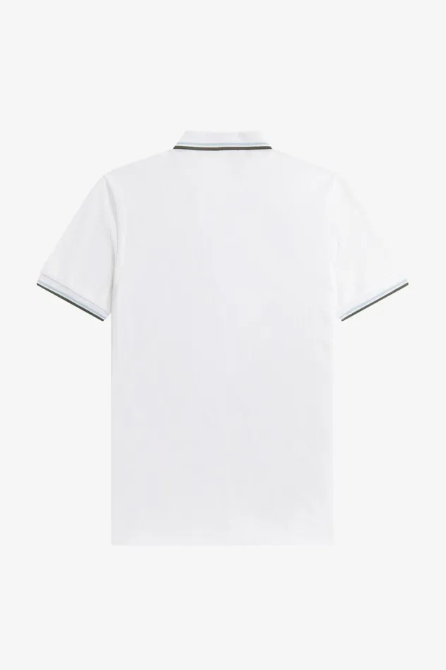 Men The ShirtM3600 Whitelight Icefield Green Fred Perry The Fred Perry Shirt
