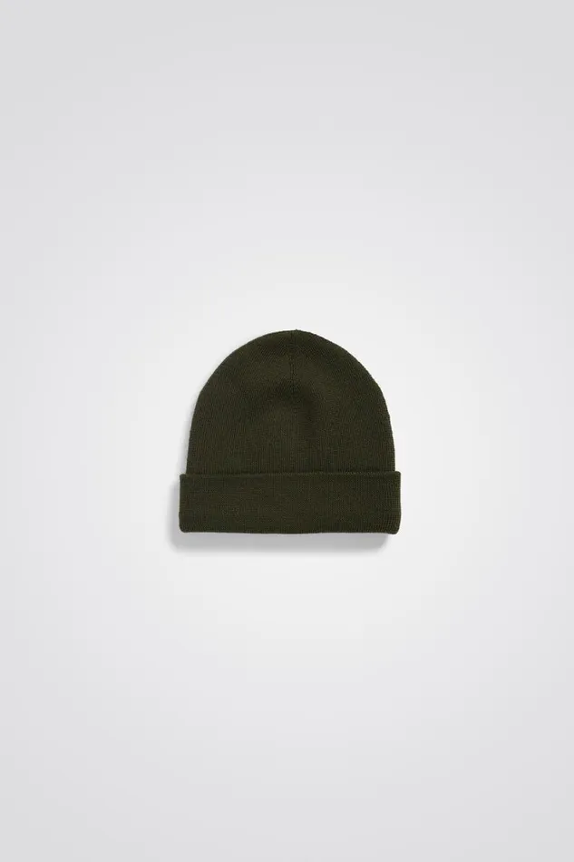 Men Top Tech Merino Beanie Army Green Norse Projects Beanies
