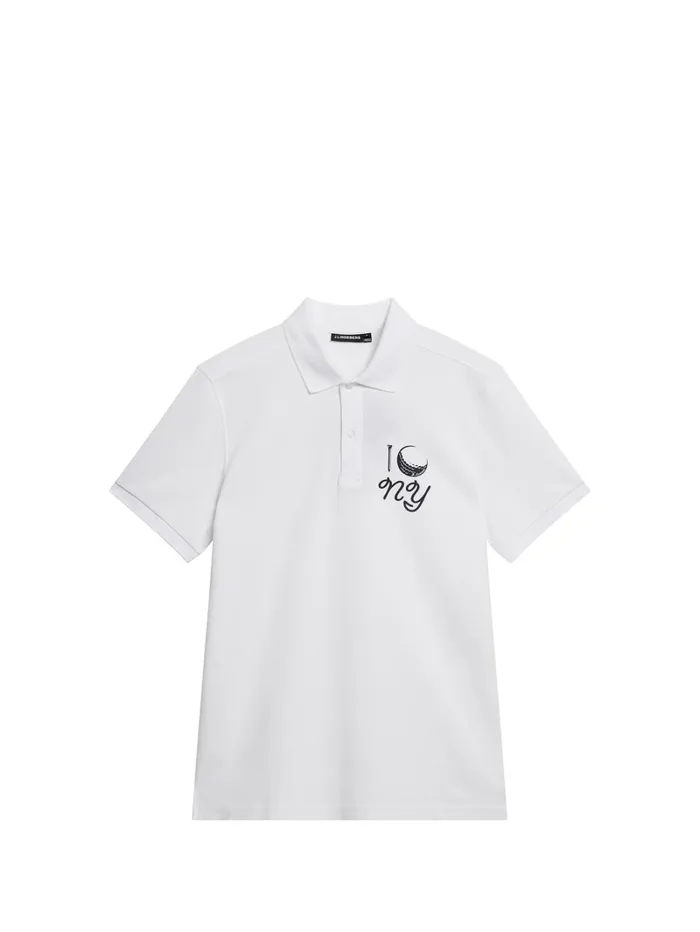 Men Troy Golf Polo White JLindeberg Polo Shirts Men Troy Golf Polo White JLindeberg Polo Shirts