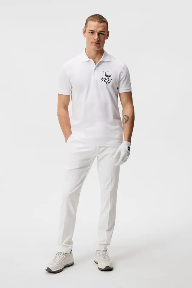 Men Troy Golf Polo White JLindeberg Polo Shirts Men Troy Golf Polo White JLindeberg Polo Shirts