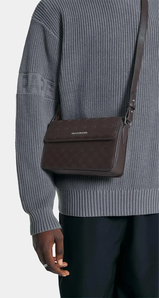 MenWomen Dark Brown Meru Monogram Bag Daily Paper Bags