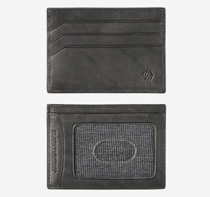 MenWomen Johnston and Murphy Wallets Rhodes Weekender Case Black Full Grain