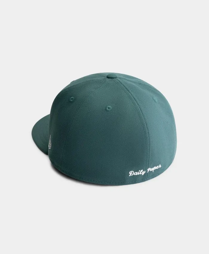 MenWomen Pine Green Daily Paper X New Era 59FIFTY Fitted Cap Daily Paper Headwear