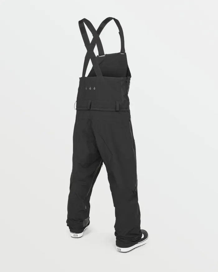 Mens 3L GoreTex Bib Overhauler 8211 Black Mens Volcom Pants
