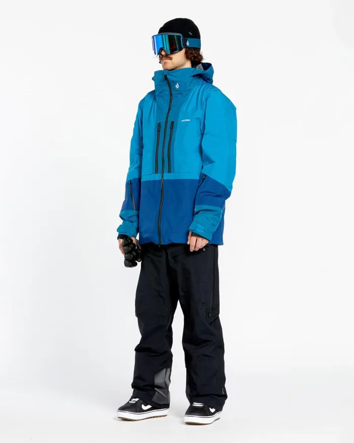 Mens 3L GoreTex Bib Overhauler 8211 Black Mens Volcom Pants