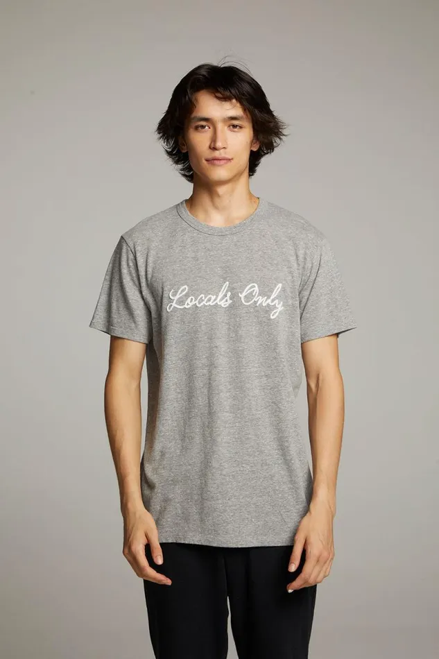 Mens Chaser Brand Tops Locals Only Crew Neck Tee