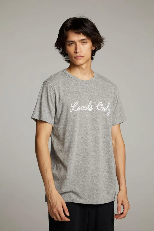 Mens Chaser Brand Tops Locals Only Crew Neck Tee