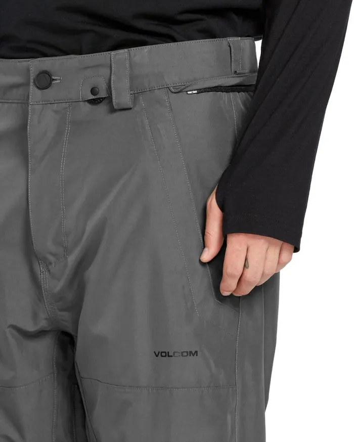 Mens Dua GoreTex Pants 8211 Charcoal Mens Volcom Pants