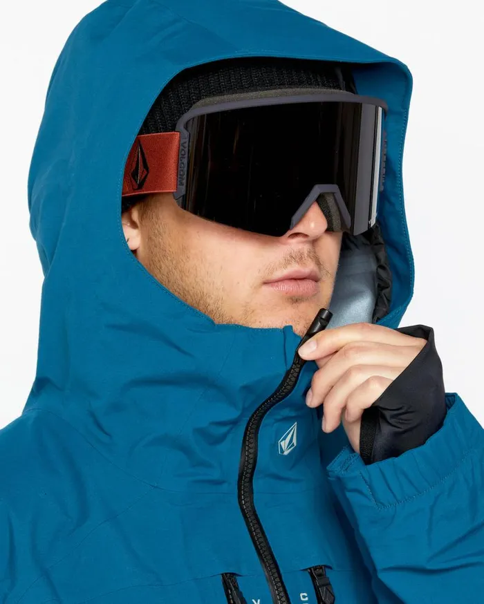 Mens Guide GoreTex Jacket 8211 Cobalt Mens Volcom Jackets