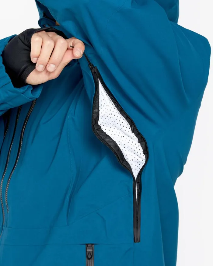 Mens Guide GoreTex Jacket 8211 Cobalt Mens Volcom Jackets