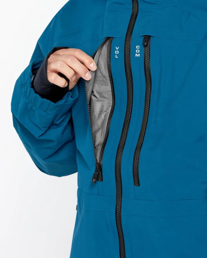 Mens Guide GoreTex Jacket 8211 Cobalt Mens Volcom Jackets