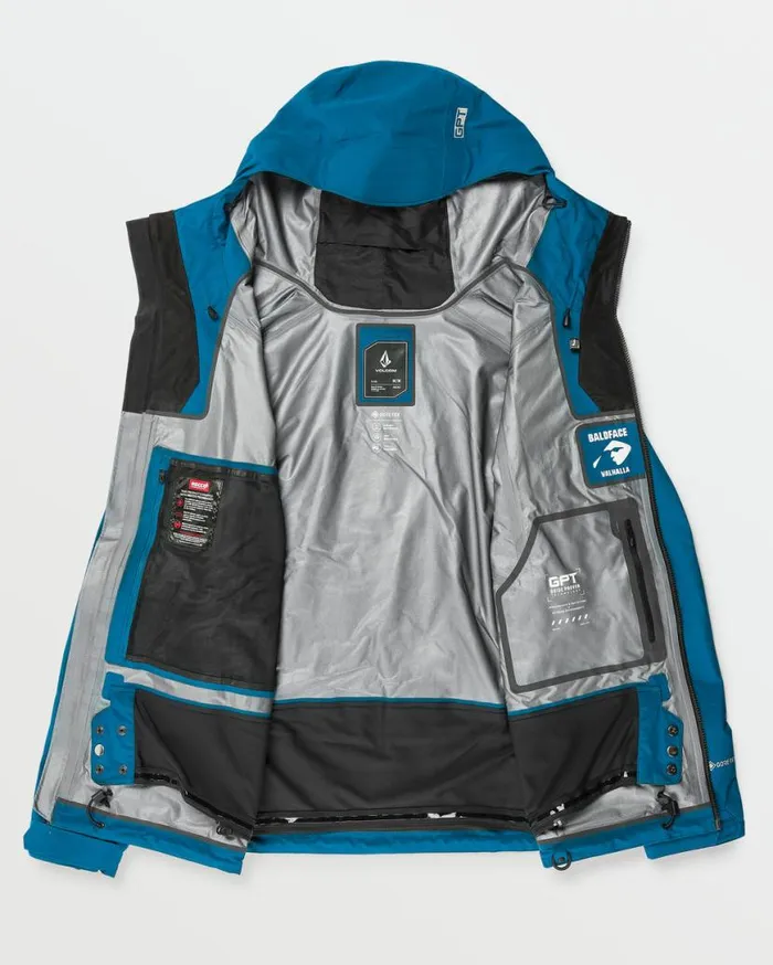 Mens Guide GoreTex Jacket 8211 Cobalt Mens Volcom Jackets
