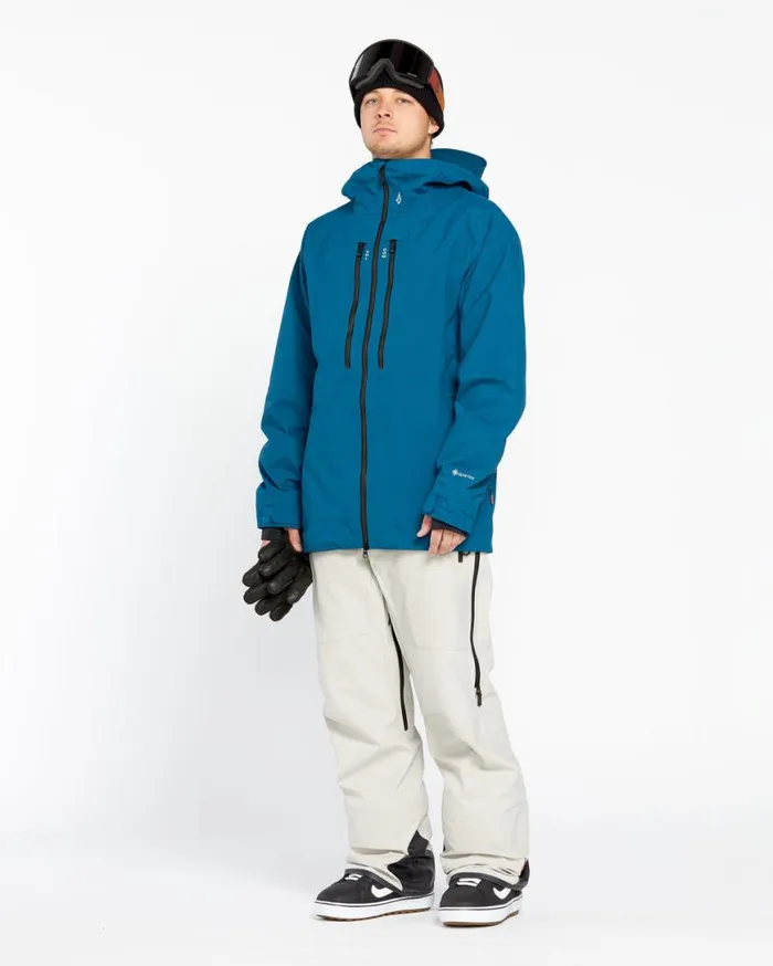 Mens Guide GoreTex Jacket 8211 Cobalt Mens Volcom Jackets