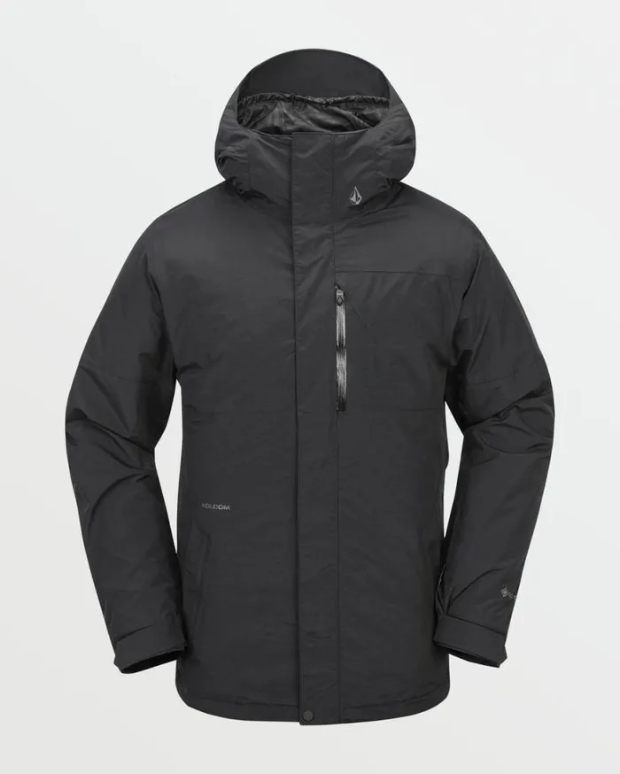 Mens L GoreTex Jacket 8211 Black Mens Volcom Jackets