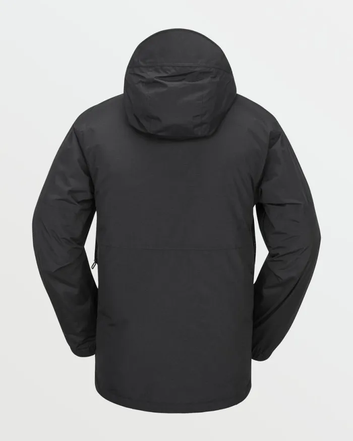 Mens L GoreTex Jacket 8211 Black Mens Volcom Jackets