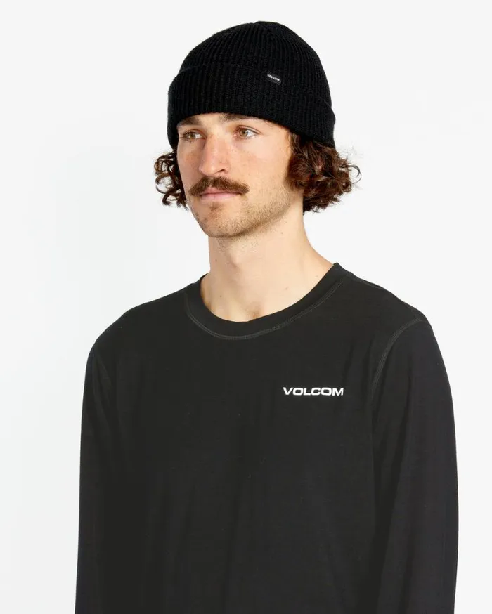 Mens Merino Blend Crew 8211 Black Mens Volcom Layering