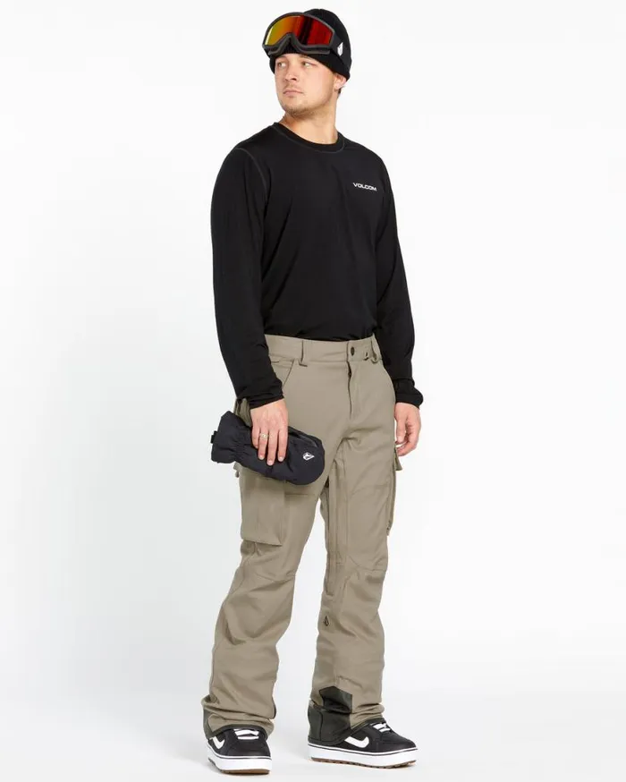 Mens New Articulated Pants 8211 Chestnut Brown Mens Volcom Pants