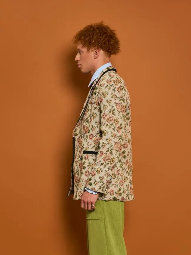 Menswear Harlow Tapestry Blazer Tan Sister Jane Menswear Harlow Tapestry Blazer Tan Sister Jane