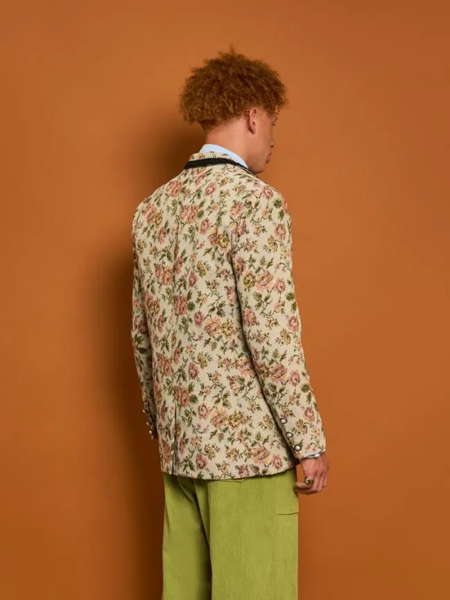 Menswear Harlow Tapestry Blazer Tan Sister Jane Menswear Harlow Tapestry Blazer Tan Sister Jane