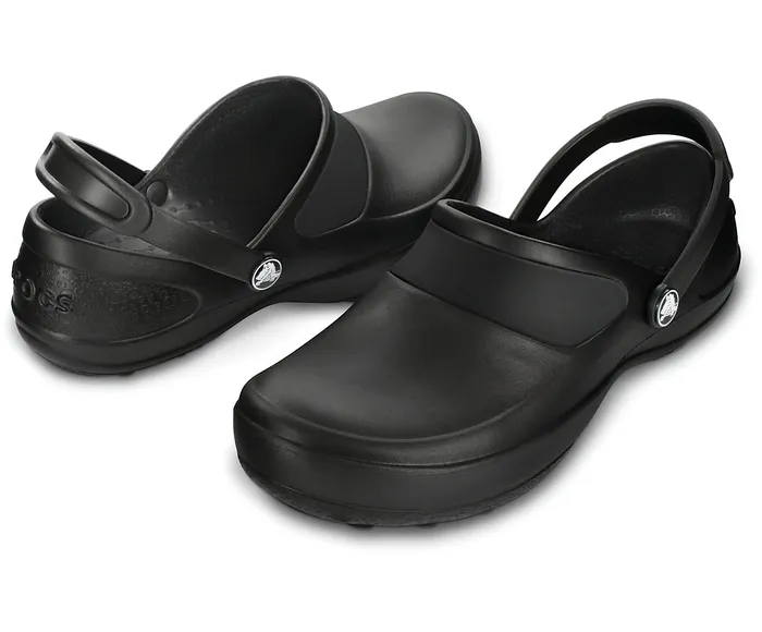 Mercy Work Clog Black Black Clogs Crocs Women