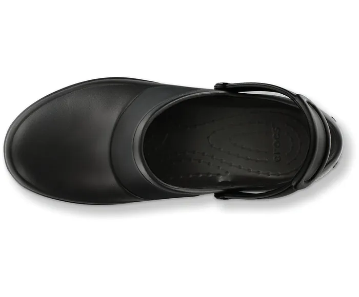 Mercy Work Clog Black Black Clogs Crocs Women