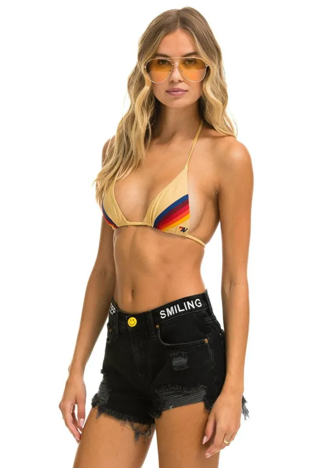 Mid Rise Boyfriend Cutoff Keep Smiling Jean Shorts 8211 Vintage Black WomenMen Aviator Nation Denim