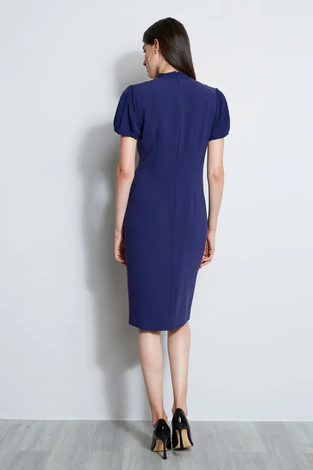 Midi Dresses Women Elie Tahari Bow Dress ENCHANTED