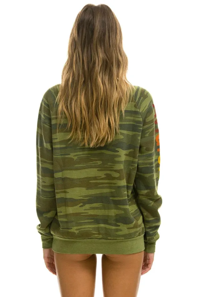 Mill Valley Sweatshirt 8211 Camo WomenMen Aviator Nation Sweatshirts