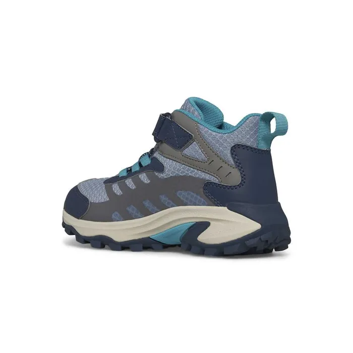 Moab Speed Mid 2 AC Waterproof Stoneblueturquoise Kids Merrell Boots Moab Speed Mid 2 AC Waterproof Stoneblueturquoise Kids Merrell Boots