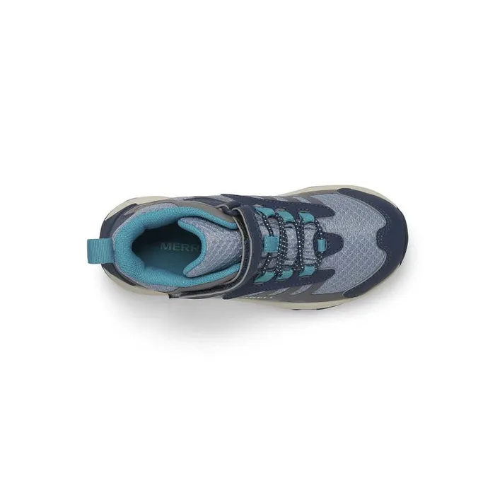 Moab Speed Mid 2 AC Waterproof Stoneblueturquoise Kids Merrell Boots Moab Speed Mid 2 AC Waterproof Stoneblueturquoise Kids Merrell Boots