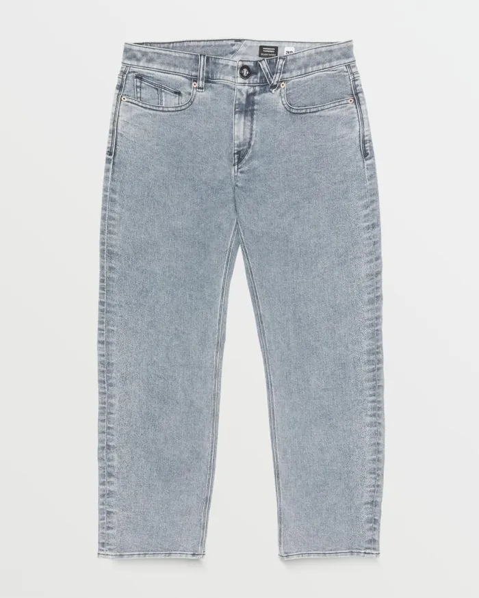 Modown Relaxed Fit Tapered Jeans 8211 Ash Mens Volcom Jeans