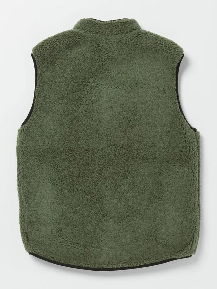Muzzer Fuzzar Vest 8211 Squadron Green Mens Volcom Jackets