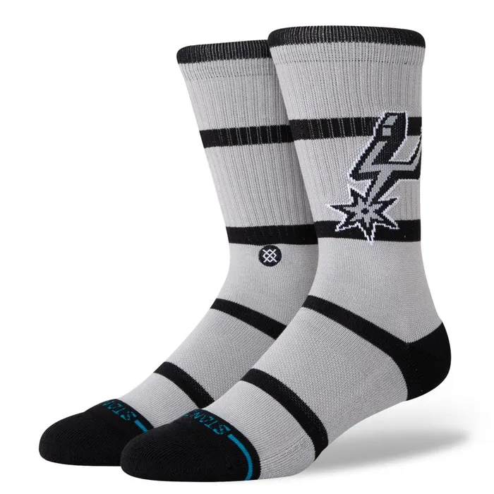Nba 2024 Prep Crew Socks San Antonio Spurs MenWomen Stance Crew