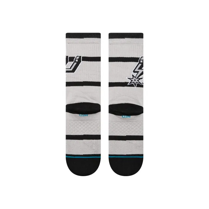 Nba 2024 Prep Crew Socks San Antonio Spurs MenWomen Stance Crew