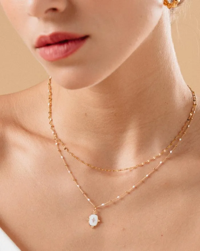 NECKLACE ECRU MARVIN Shop Grace and Mila Jewellery