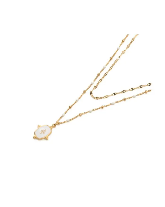 NECKLACE ECRU MARVIN Shop Grace and Mila Jewellery