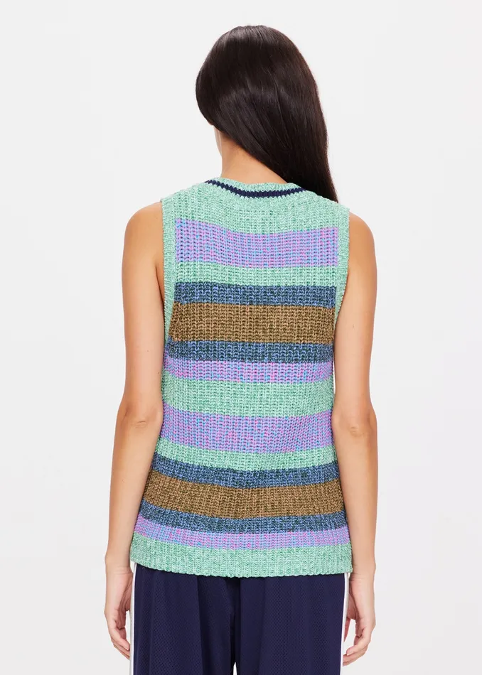 NIKKO KNIT VEST Women Shirts and Tanks THE UPSIDE