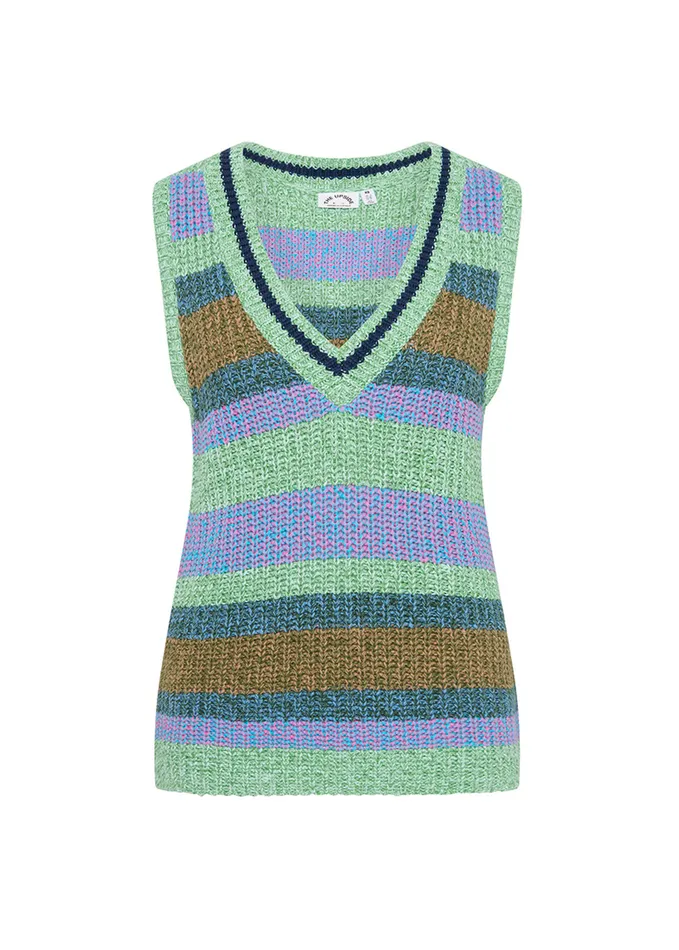 NIKKO KNIT VEST Women Shirts and Tanks THE UPSIDE