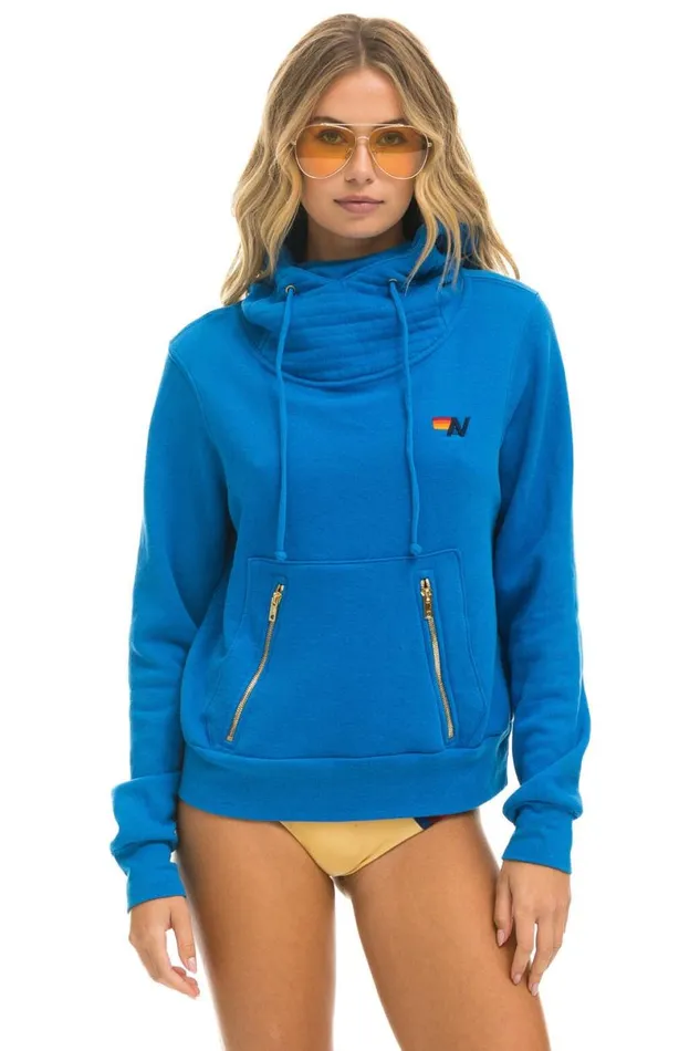 Ninja Pullover Hoodie 8211 Ocean WomenMen Aviator Nation Hoodies