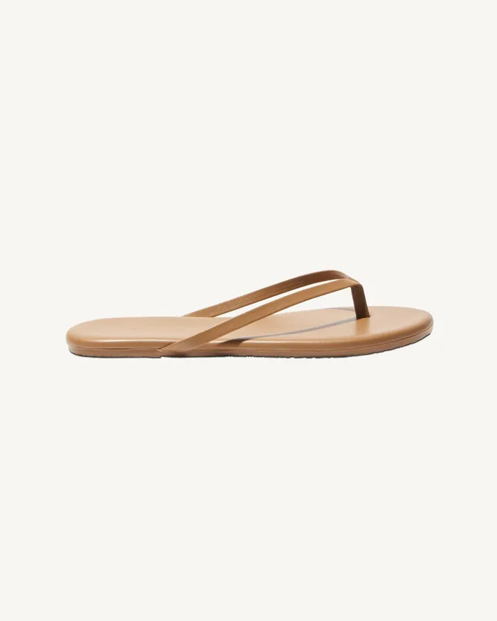 NL X TKEES LEATHER FLIP FLOP Black Women Nili Lotan Belts and Accessories
