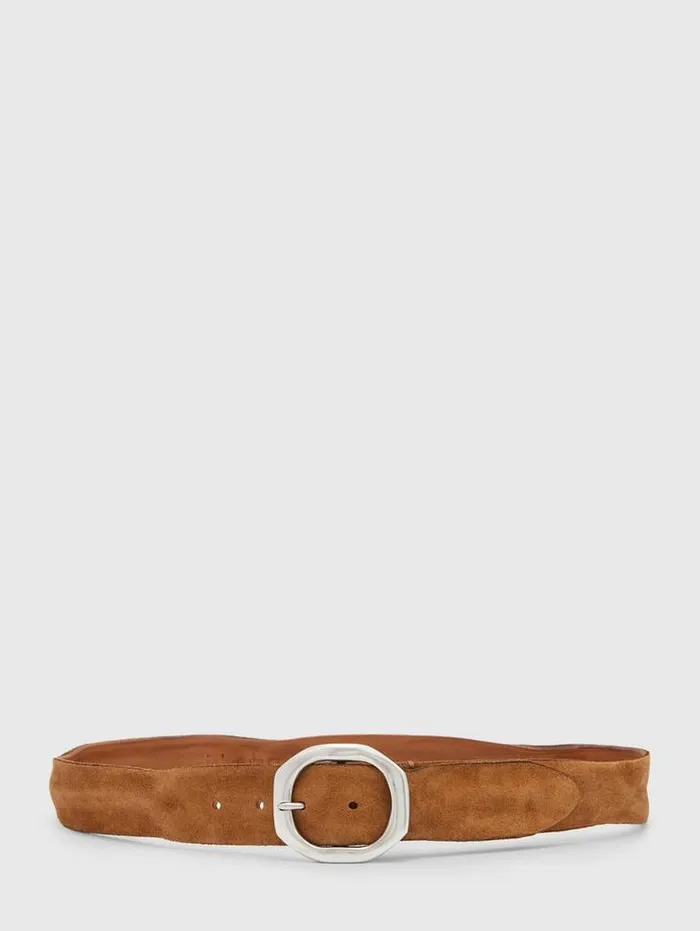 NOVA SUEDE BELT Ginger Men John Varvatos Leather Belts